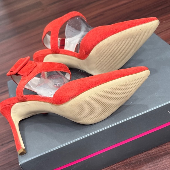 NWT  Nine West Women's Vibrant Orange Heels - Picture 5 of 6